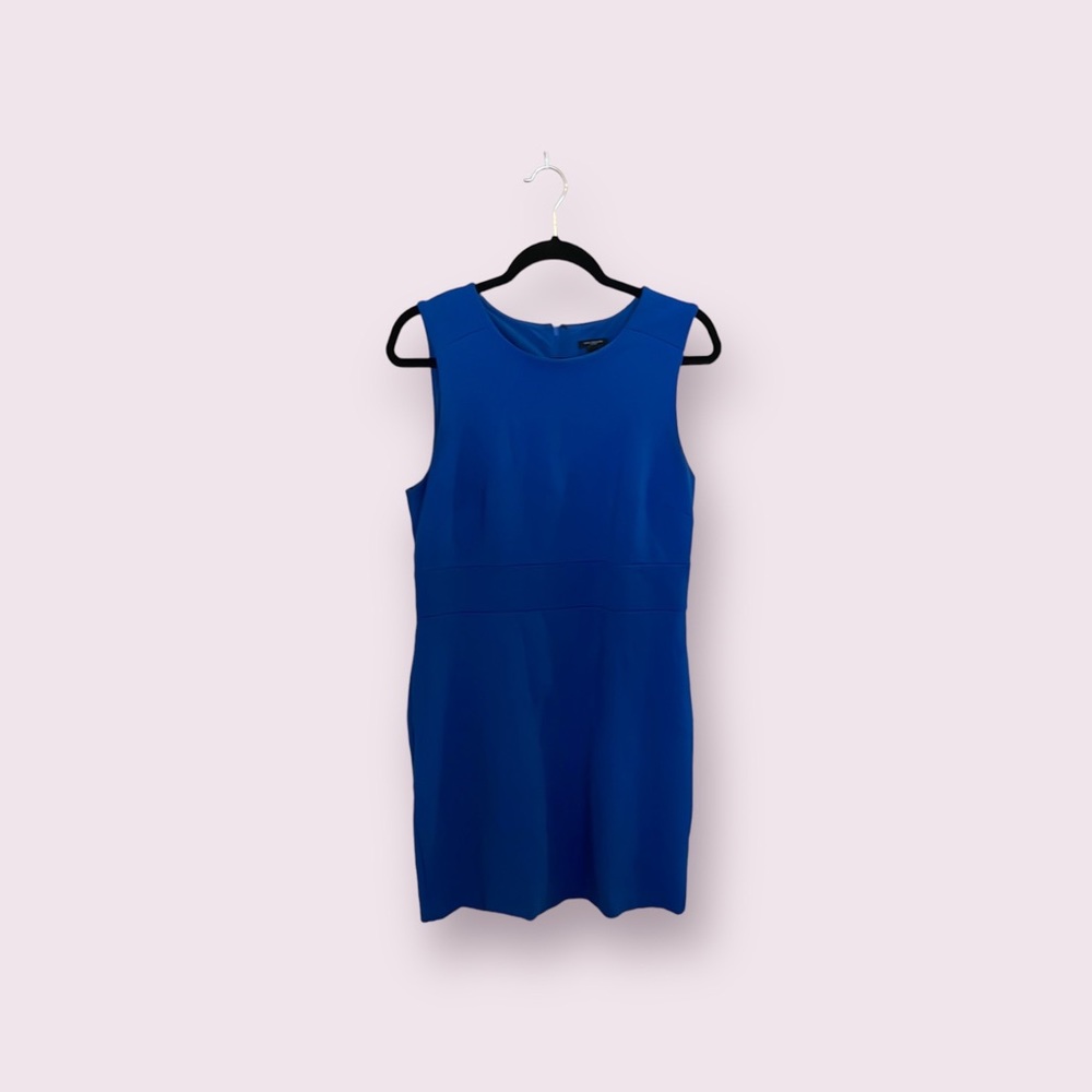 Ann Taylor blue sleeveless dress